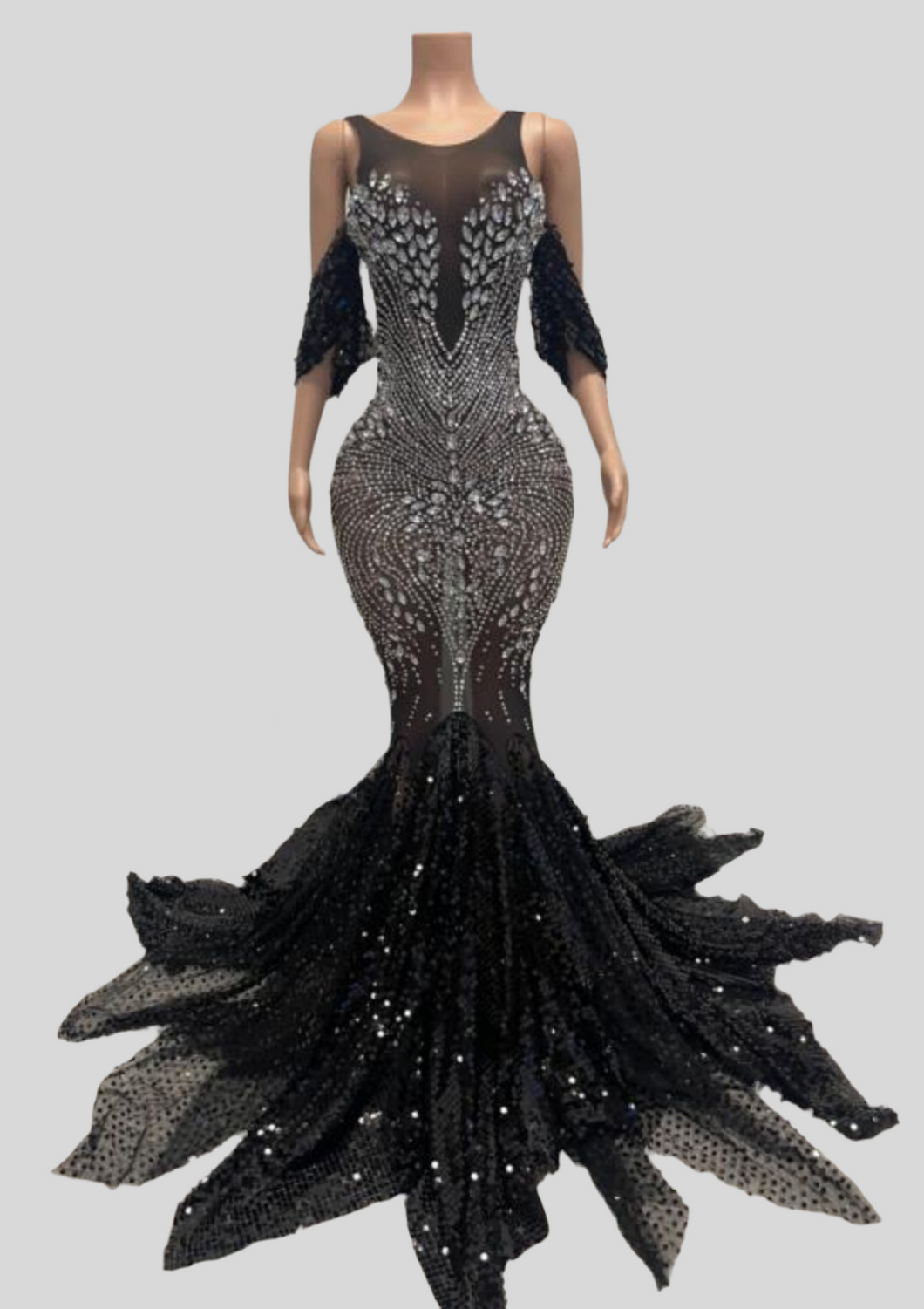 Ms.Kema Rhinestone Glam Gown